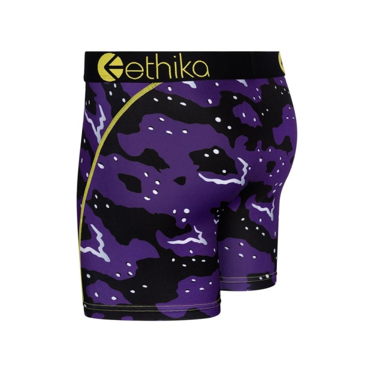 Ethika Haze Men's Mid Boxers Purple | KO0418329