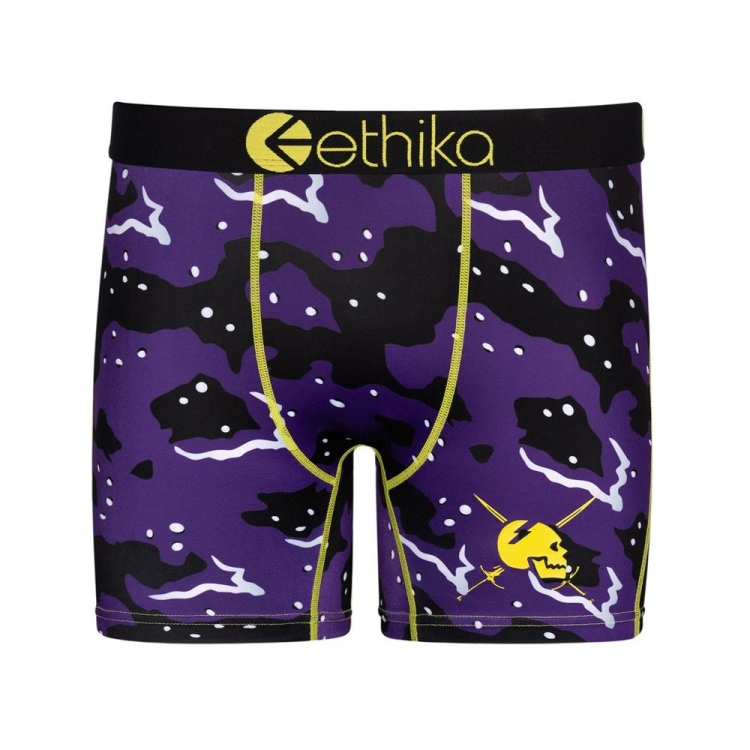 Ethika Haze Men\'s Mid Boxers Purple | KO0418329