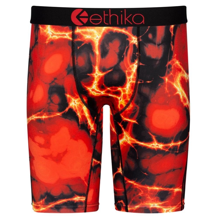 Ethika Hott Men\'s Staple Underwear Orange | ZN7584201