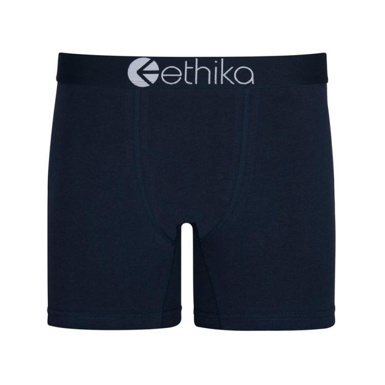 Ethika Iris Men\'s Mid Boxers Navy | EZ4732591