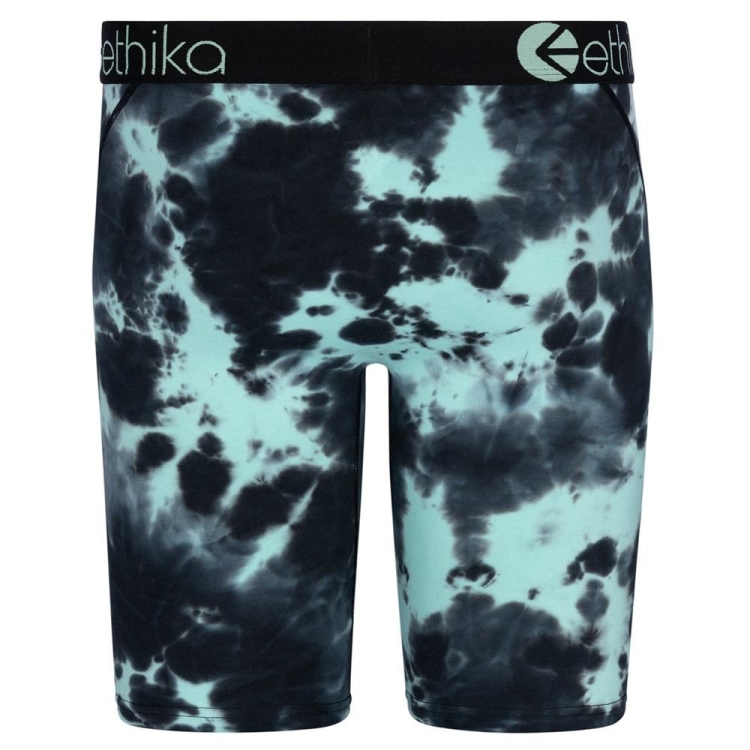 Ethika Lightning Dye Men's Staple Underwear Black Turquoise | WG6951342