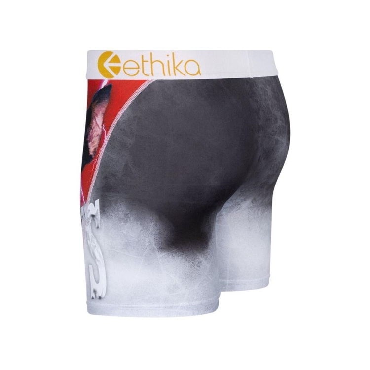 Ethika Lost Men's Mid Boxers Grey | IO5382197