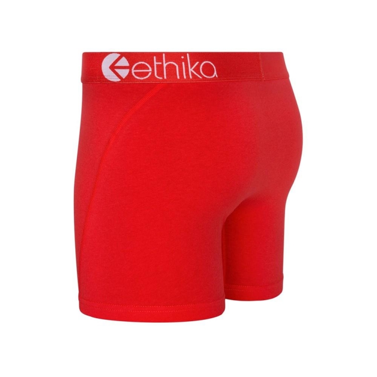 Ethika Machine Men's Mid Boxers Red | TV1409362