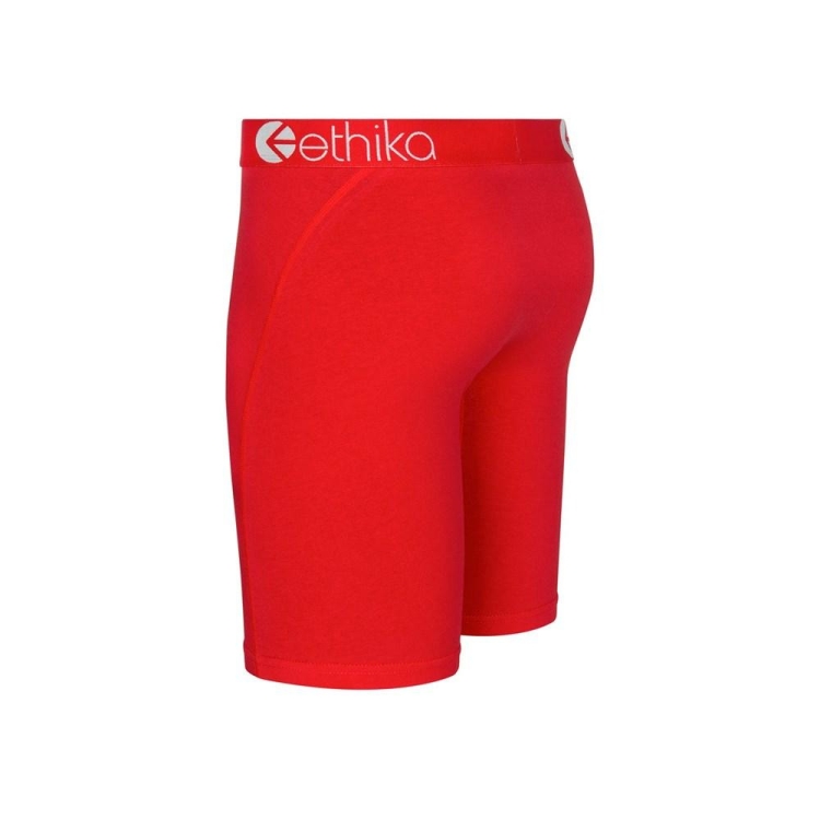 Ethika Machine Staple Boys' Underwear Red | IE4072856