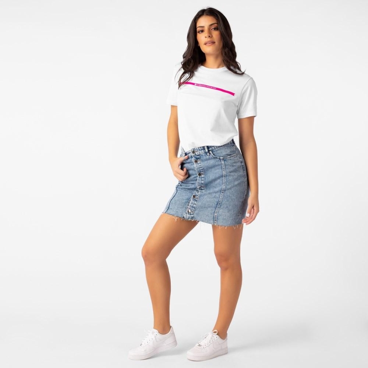 Ethika Makes You Happy Modal Women's T-Shirts White | XG2961804