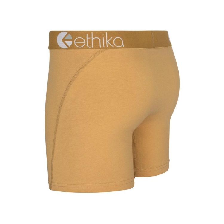 Ethika Maple Ash Men's Mid Boxers Brown | PU0953874