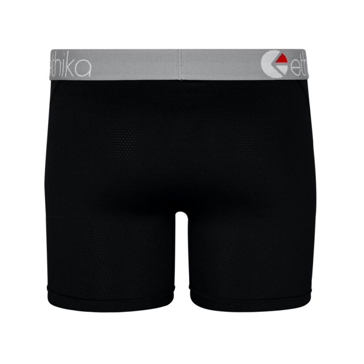 Ethika MicroMesh Men's Mid Boxers Black | FP6795038