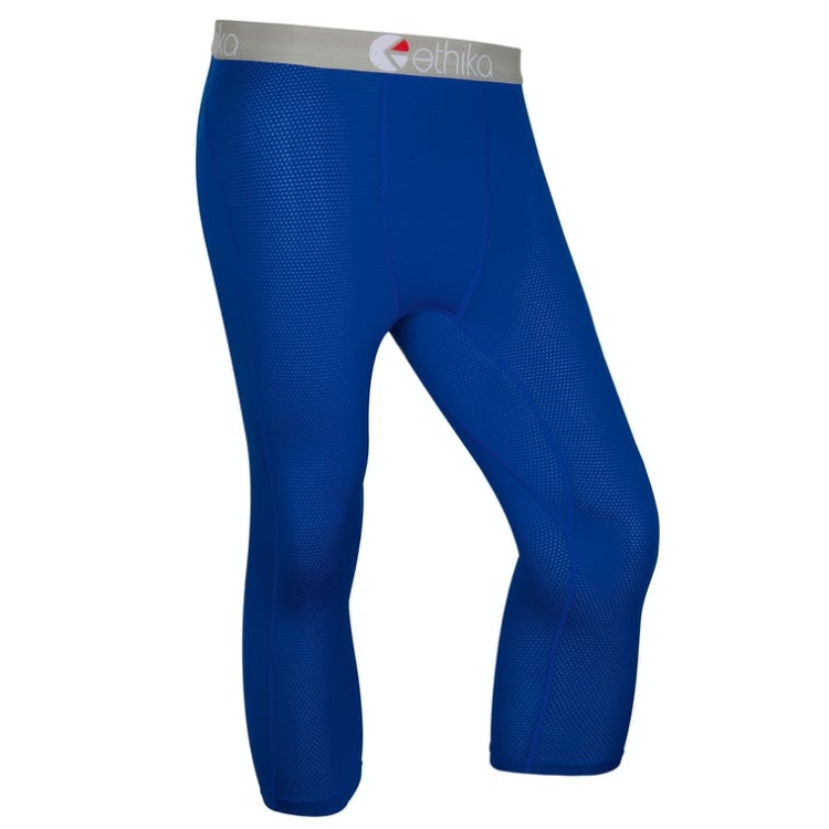 Ethika Micromesh 3/4 Men's Tight Blue | ZW7932451