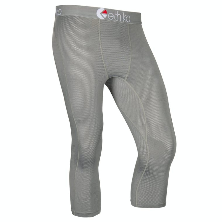 Ethika Micromesh 3/4 Men's Tight Grey | MD0275483