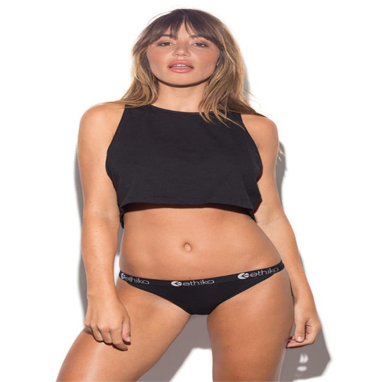 Ethika Midnight Brazilian Women's Cheeky Underwear Black | WK2435091