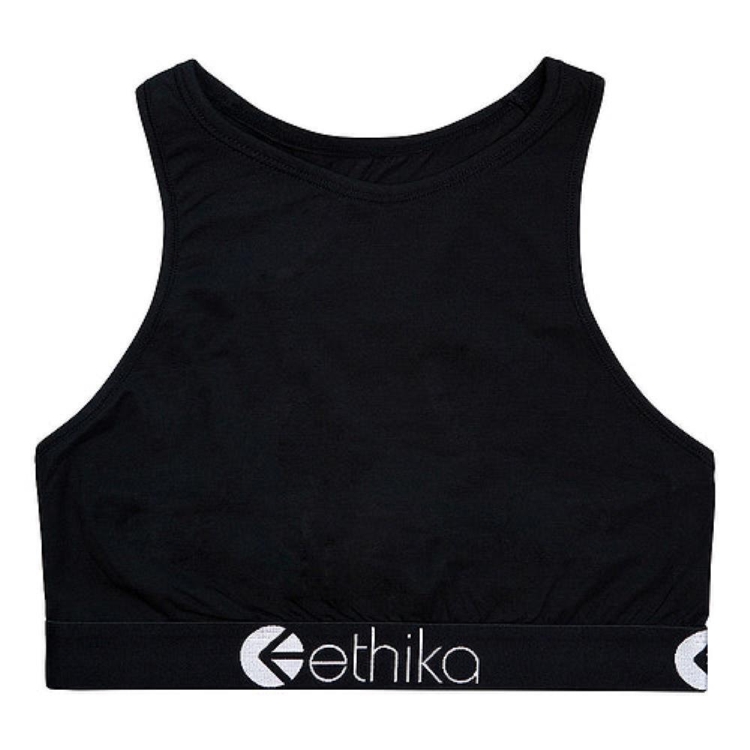 Ethika Midnight Women\'s High Neck Bra Black | EQ4026589