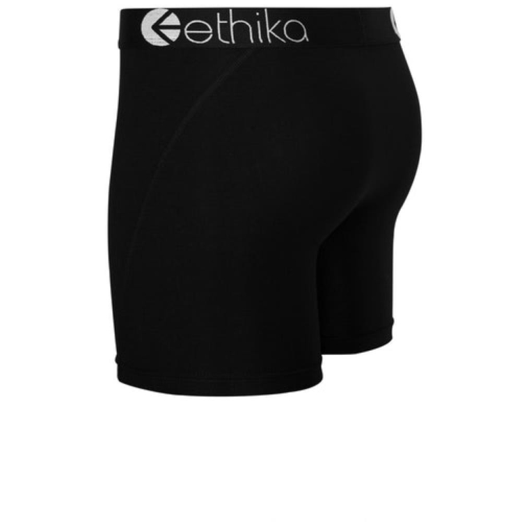 Ethika Modal Men's Mid Boxers Black | PD4210873