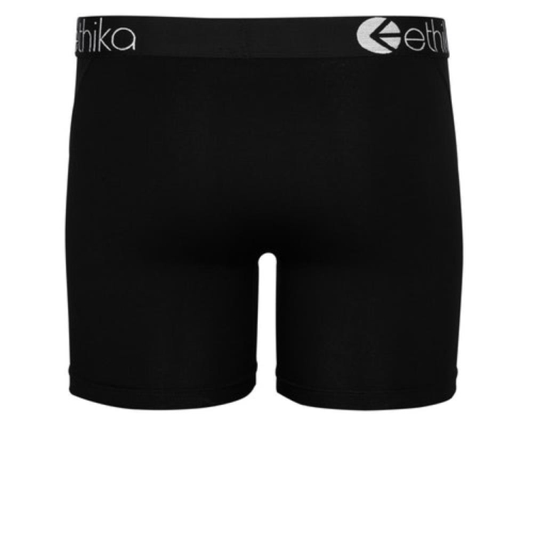 Ethika Modal Men's Mid Boxers Black | PD4210873