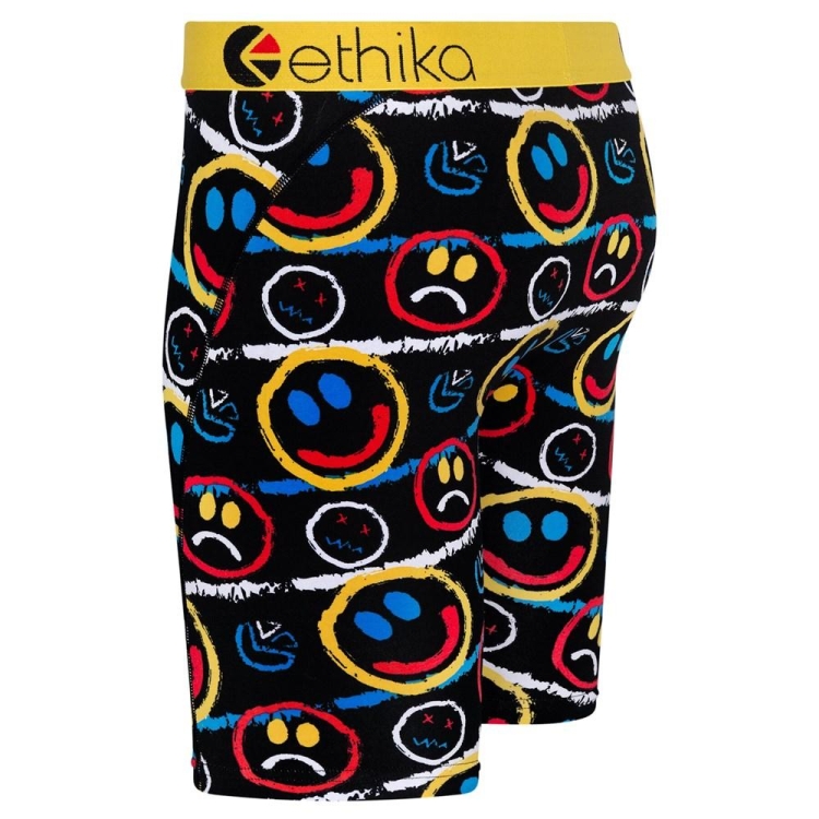 Ethika Mood Men's Staple Underwear Black Yellow | WM3021596