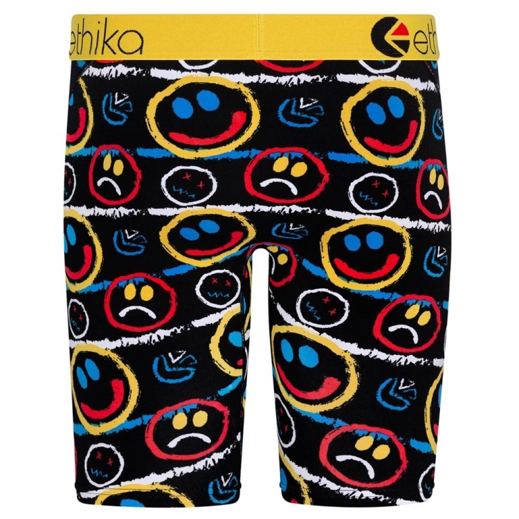 Ethika Mood Men's Staple Underwear Black Yellow | WM3021596