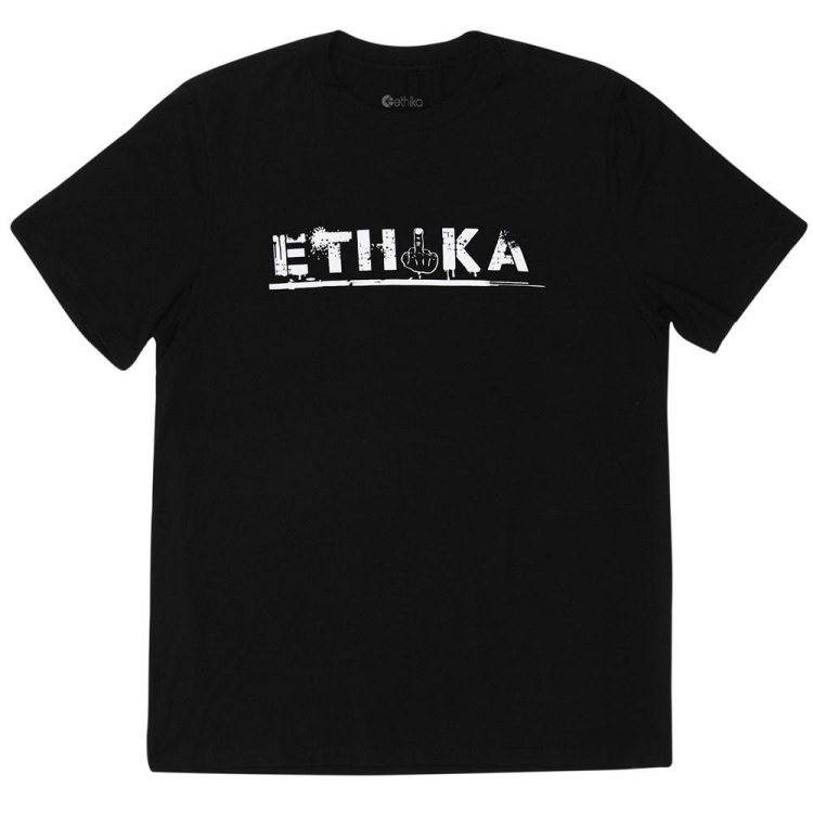 Ethika Nothing But Love Men\'s T-Shirts Black | NZ7516830