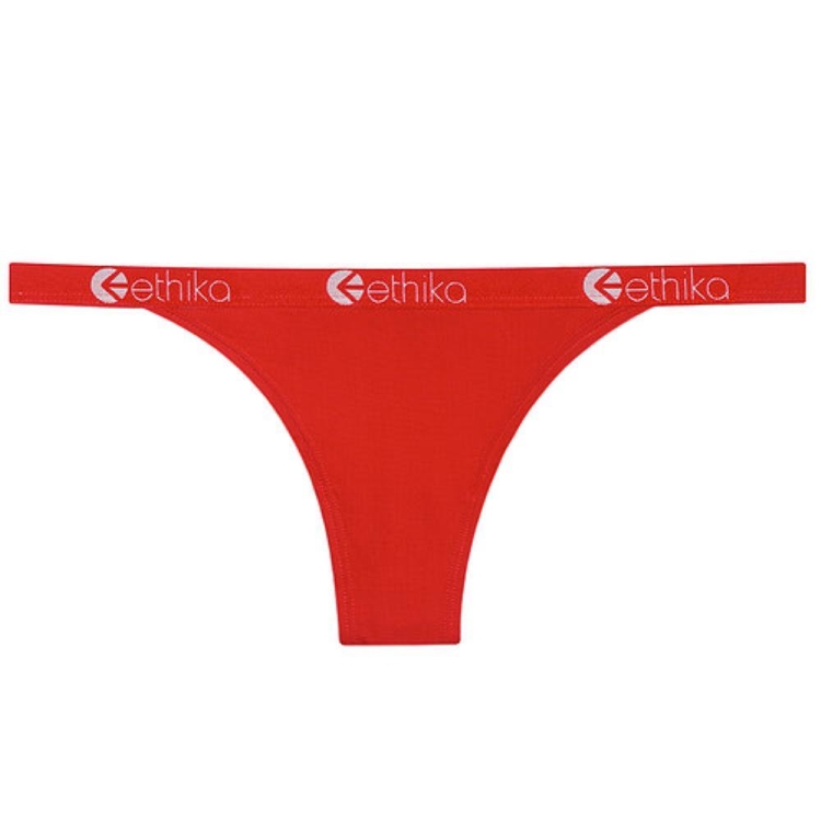 Ethika Nylon Brazilian Women\'s Cheeky Underwear Red | JC2546309