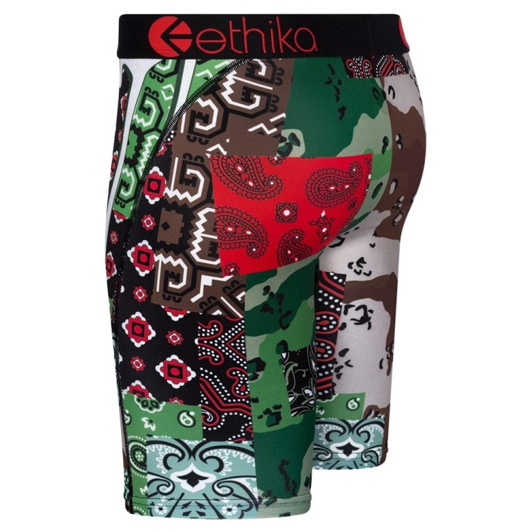 Ethika Paisley Camo Men's Staple Underwear Multicolor | AG8275613