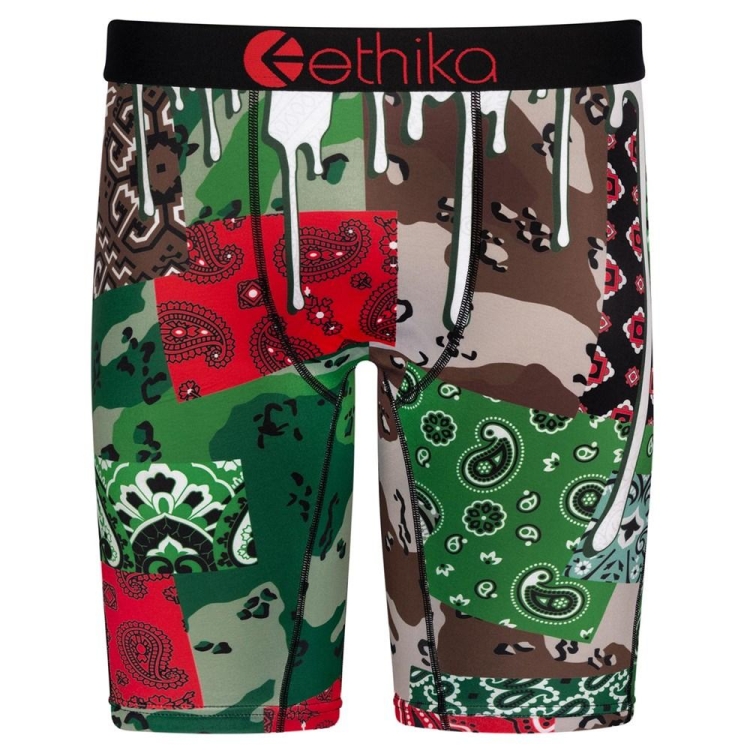 Ethika Paisley Camo Men\'s Staple Underwear Multicolor | AG8275613