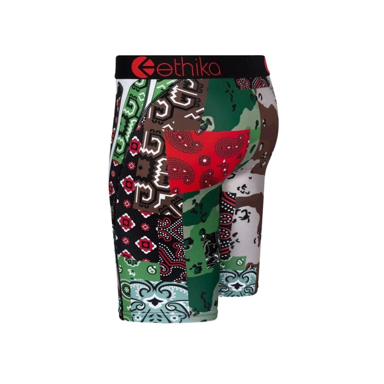 Ethika Paisley Camo Staple Boys' Underwear Multicolor | MD0781639