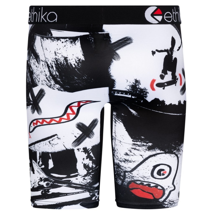 Ethika Park Tags Men's Staple Underwear Black White | PC5862390