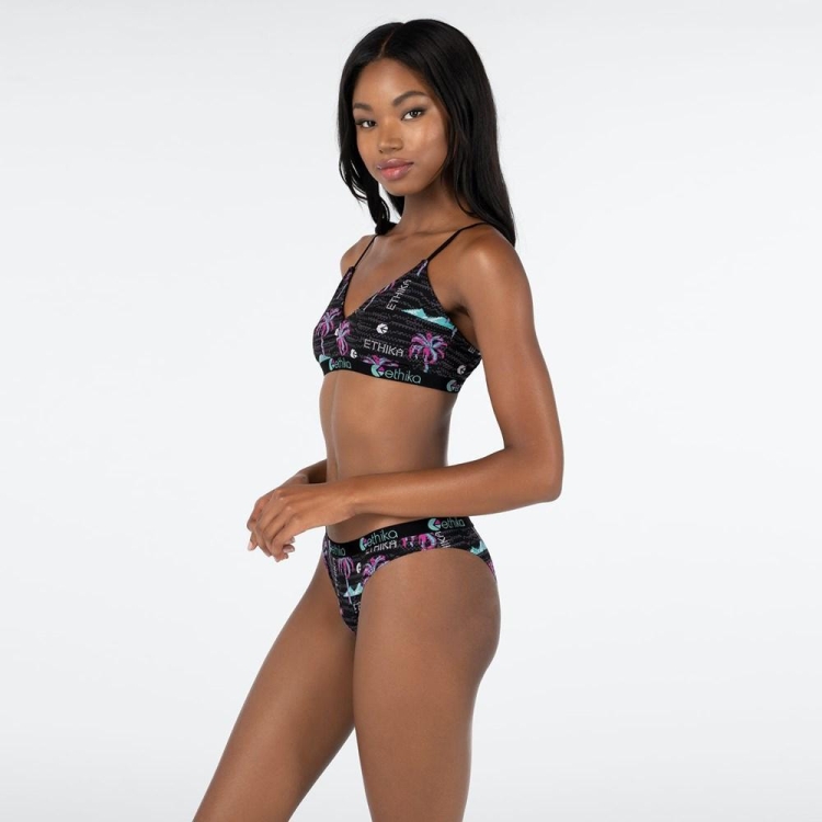 Ethika Patch Women's Bikini Underwear Black | HC0581692