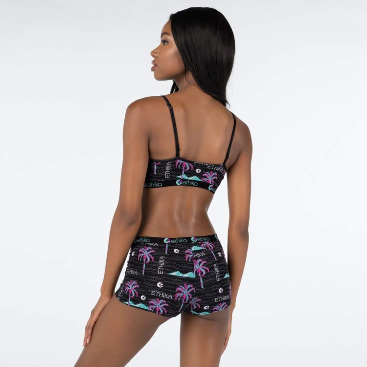 Ethika Patch Women's Shorty Underwear Black | LZ1360425