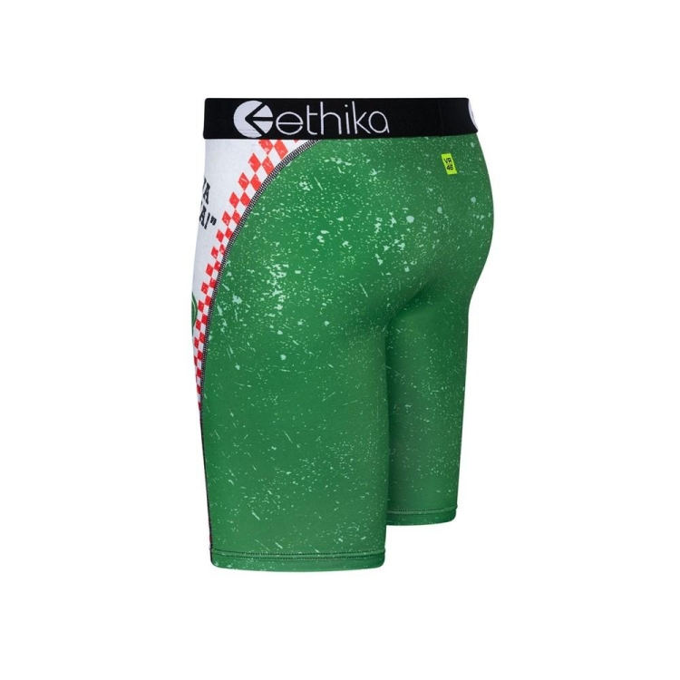 Ethika Pizza Rossi Staple Boys' Underwear Green White | XG0421637