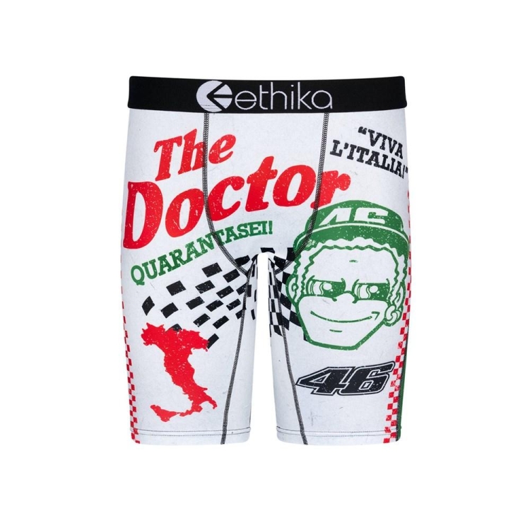 Ethika Pizza Rossi Staple Boys\' Underwear Green White | XG0421637