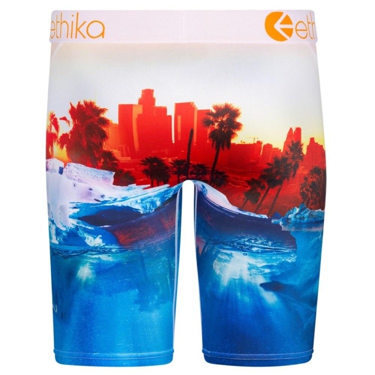 Ethika Polar World Men's Staple Underwear Blue Red | RJ0891437