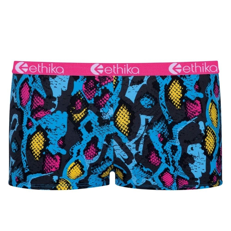 Ethika Punk Viper Women\'s Shorty Underwear Blue Pink | MJ7859312