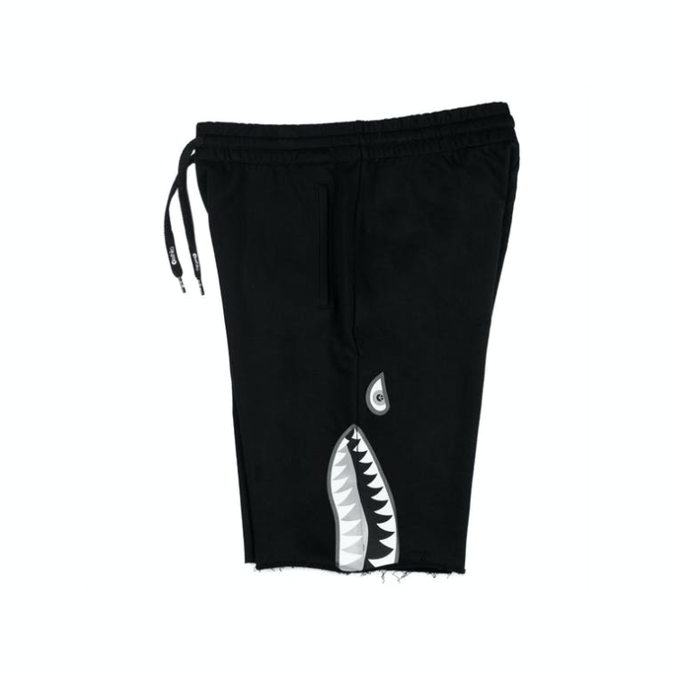 Ethika Raw Edge Boys' Shorts Black | GI0149276