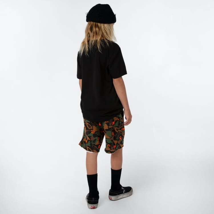 Ethika Raw Edge Boys' Shorts Camouflage | PM7802916