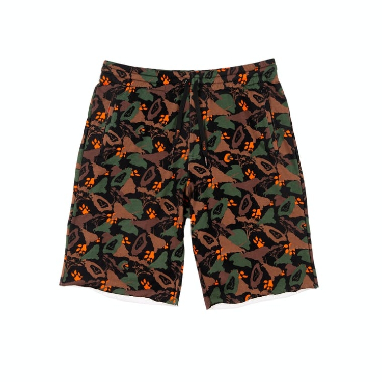 Ethika Raw Edge Boys\' Shorts Camouflage | PM7802916