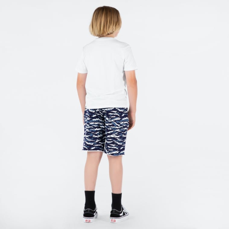 Ethika Raw Edge Boys' Shorts Navy White | LA9504317