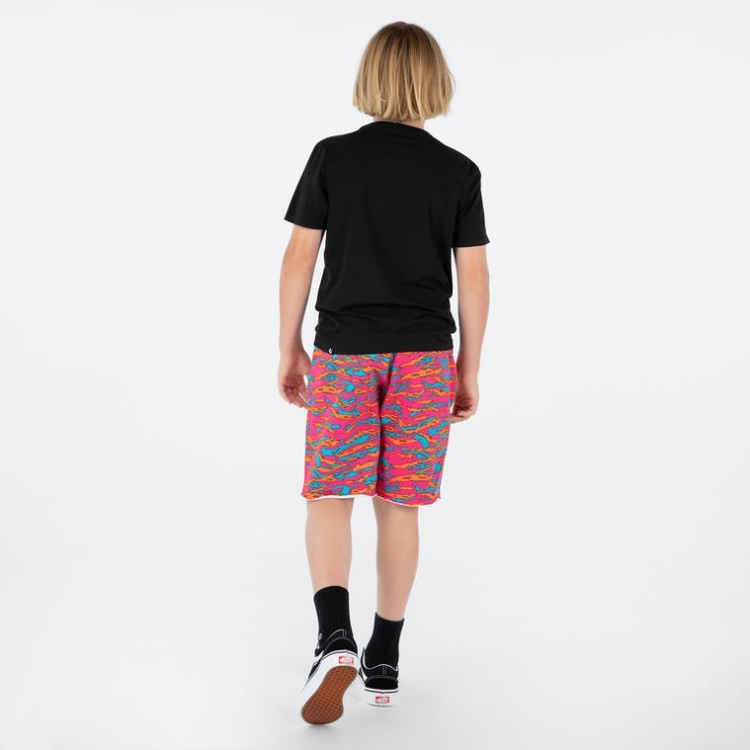 Ethika Raw Edge Boys' Shorts Pink Blue | LB1632048