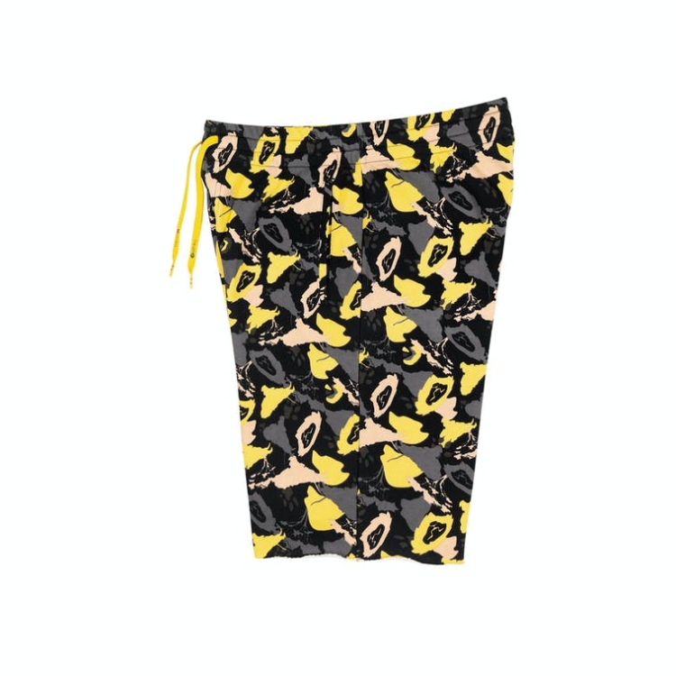 Ethika Raw Edge Boys' Shorts Yellow Grey | FK4907186