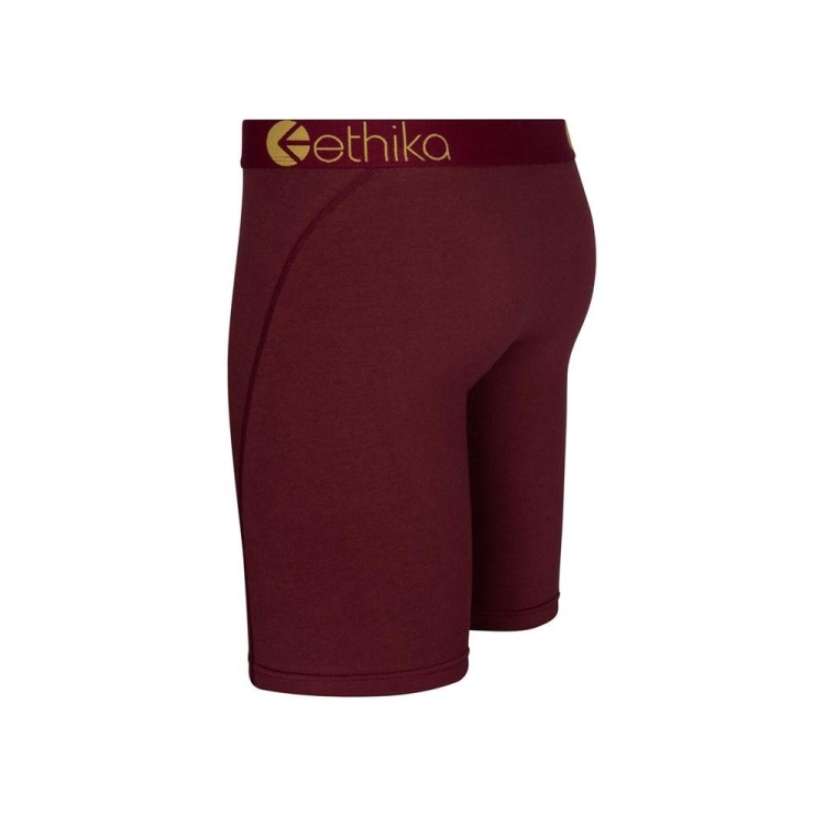 Ethika Righteous Port Staple Boys' Underwear Burgundy | BL0346728