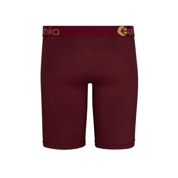 Ethika Righteous Port Staple Boys' Underwear Burgundy | BL0346728