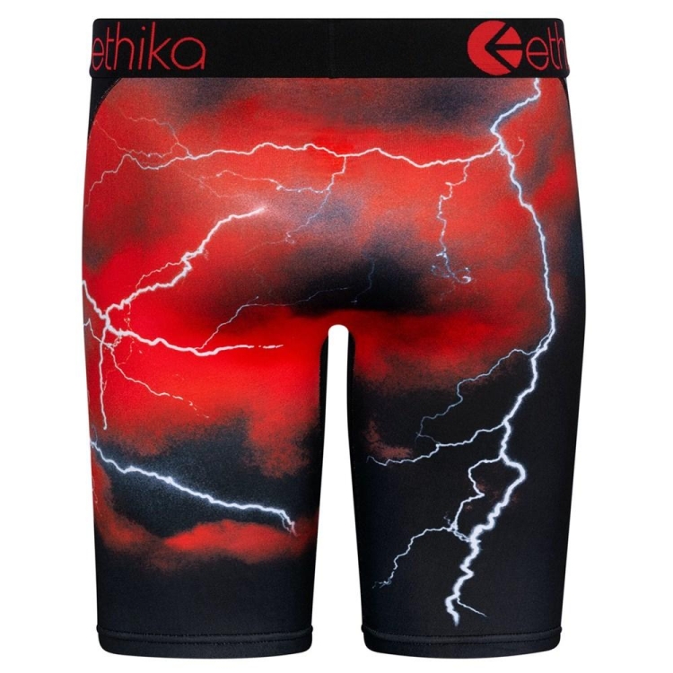 Ethika Ruff Row Men's Staple Underwear Red Black | TQ7254186