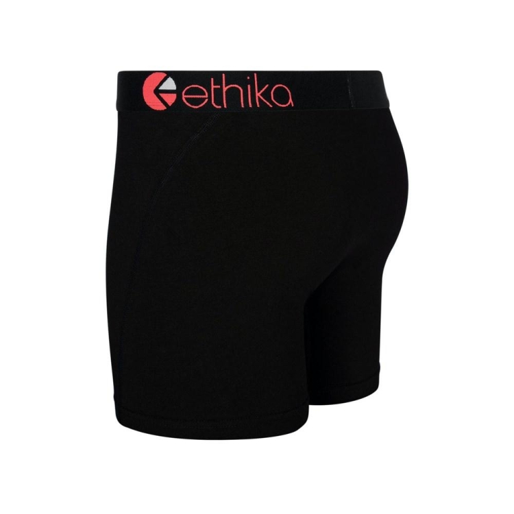 Ethika Seal Men's Mid Boxers Black | OH1840367