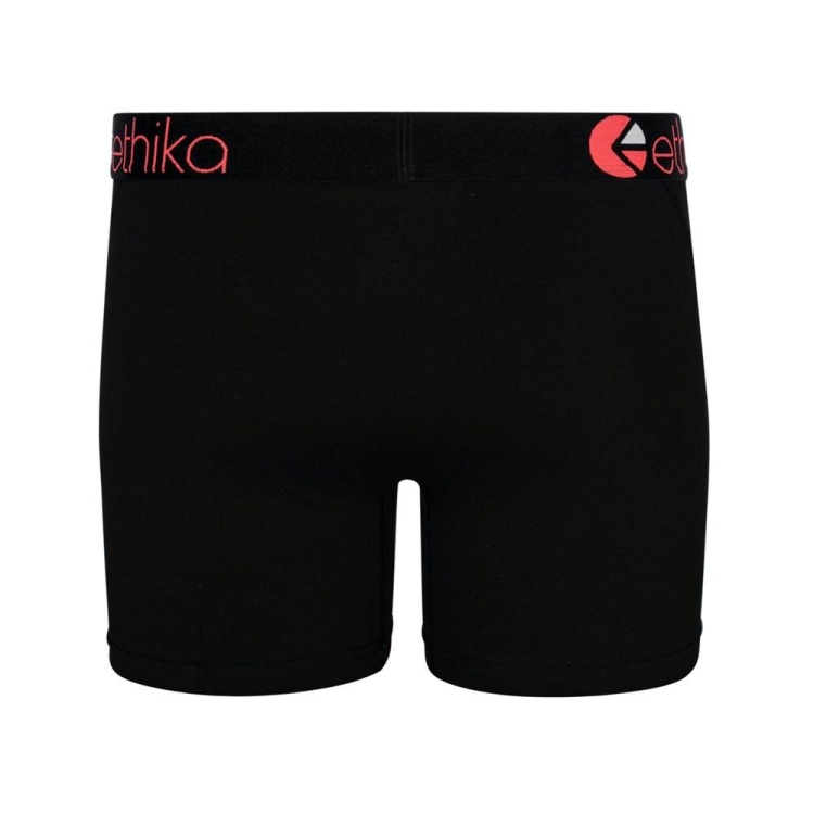 Ethika Seal Men's Mid Boxers Black | OH1840367