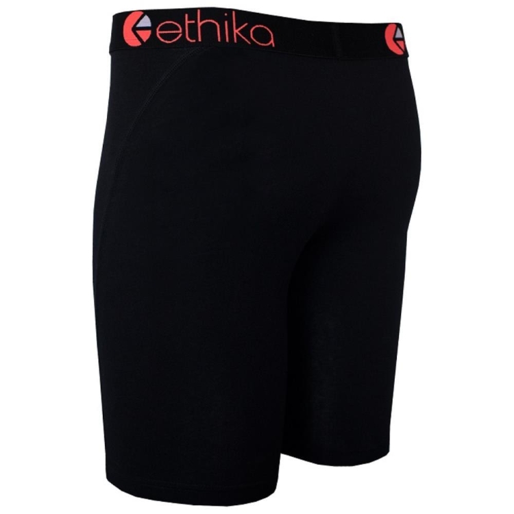 Ethika Seal Solid Men's Staple Underwear Black | IN7853104