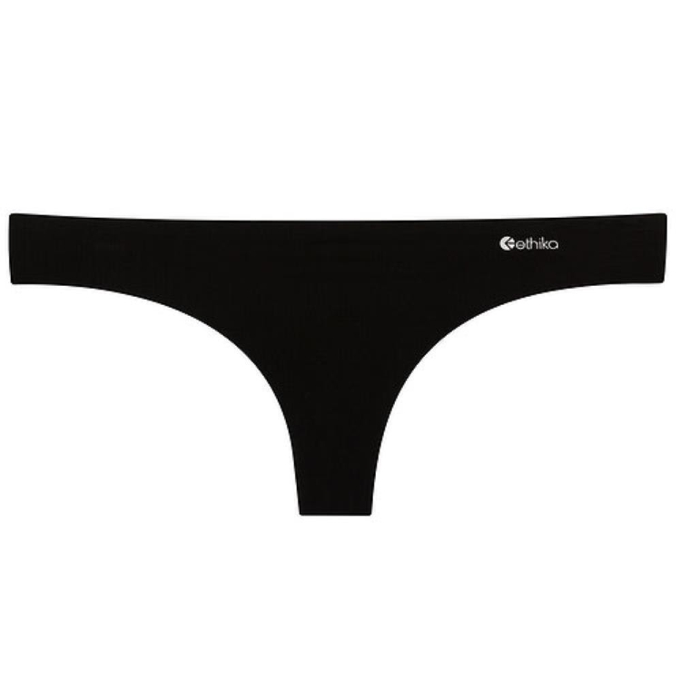 Ethika Seamless Women\'s Thong Black | MC8035617