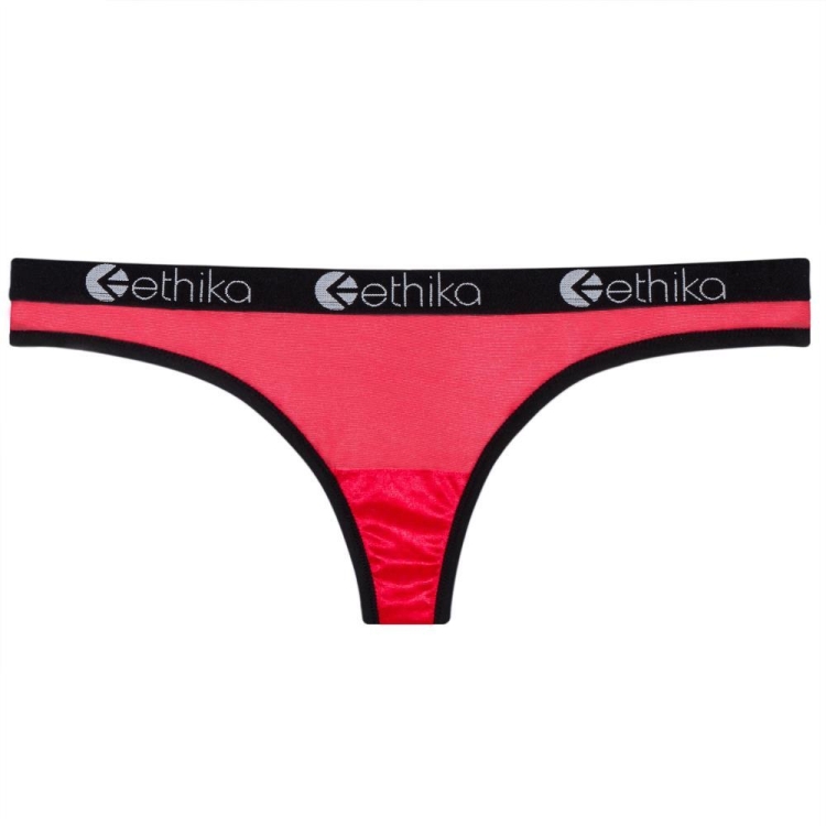 Ethika Sheer Women\'s Thong Red | CT7204689