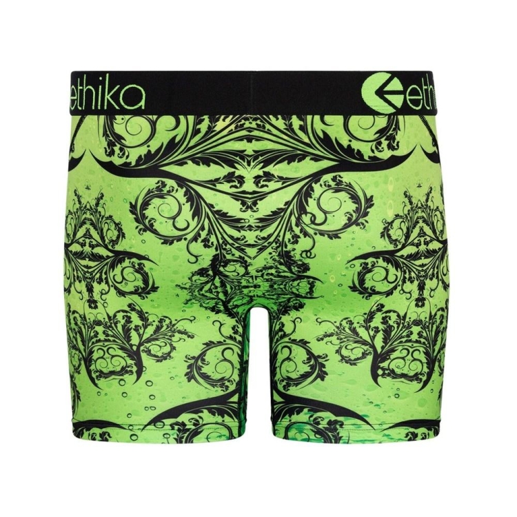 Ethika Shots Up Men's Mid Boxers Green | EG7456320