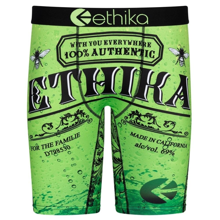 Ethika Shots Up Men\'s Staple Underwear Green | WM7826490