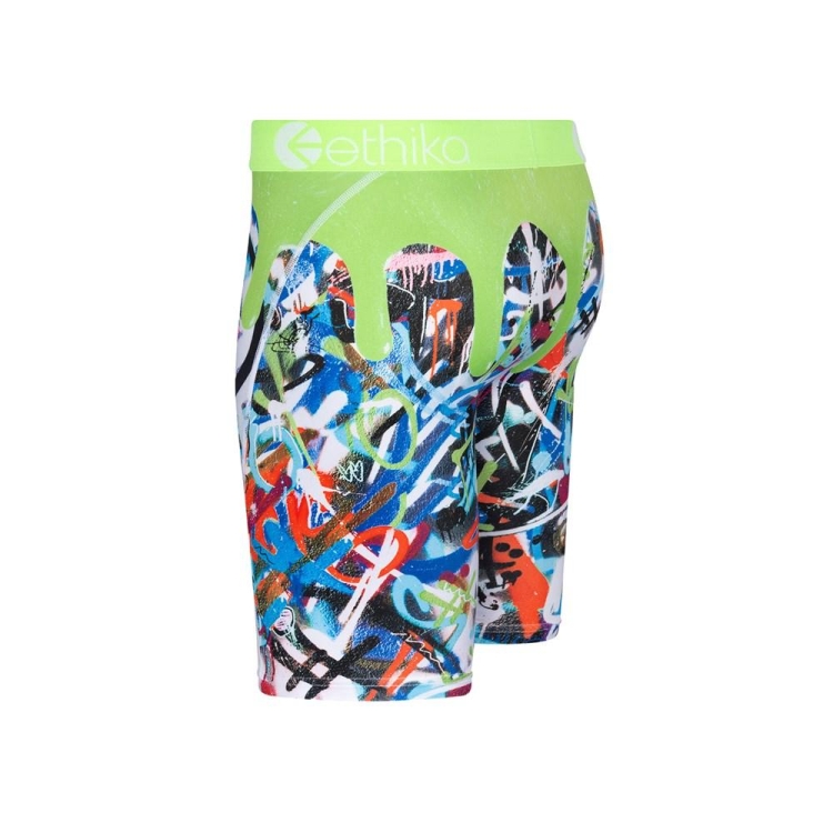 Ethika Slime Staple Boys' Underwear Green | EJ1374905