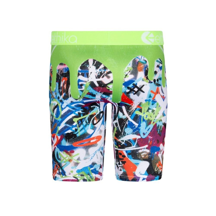 Ethika Slime Staple Boys' Underwear Green | EJ1374905