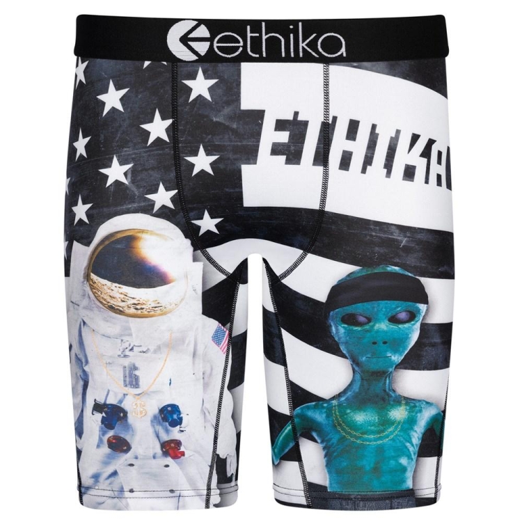 Ethika Stank Men\'s Staple Underwear Black White | YM6581927